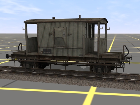 BR 20T Brakevan Unfitted Weathered (diag. 1504)