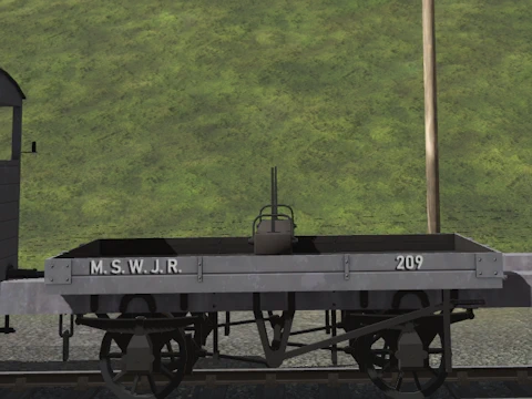M&SWJR Bolster Wagon M&SWJR Bolster Wagon